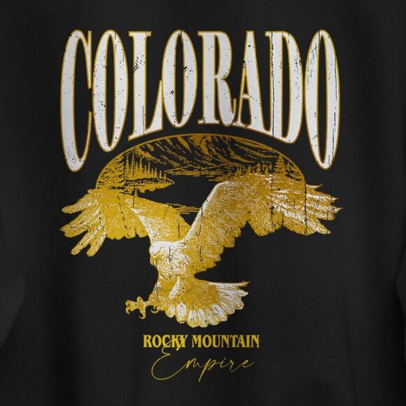 Nature Rocky Mountain Colorado Eagle Wildlife Outdoor Hiking Forest Sweatshirt - Picture 2 of 5
